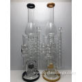 Platinum SkyScraper Glass Bongs with Multiple Filters